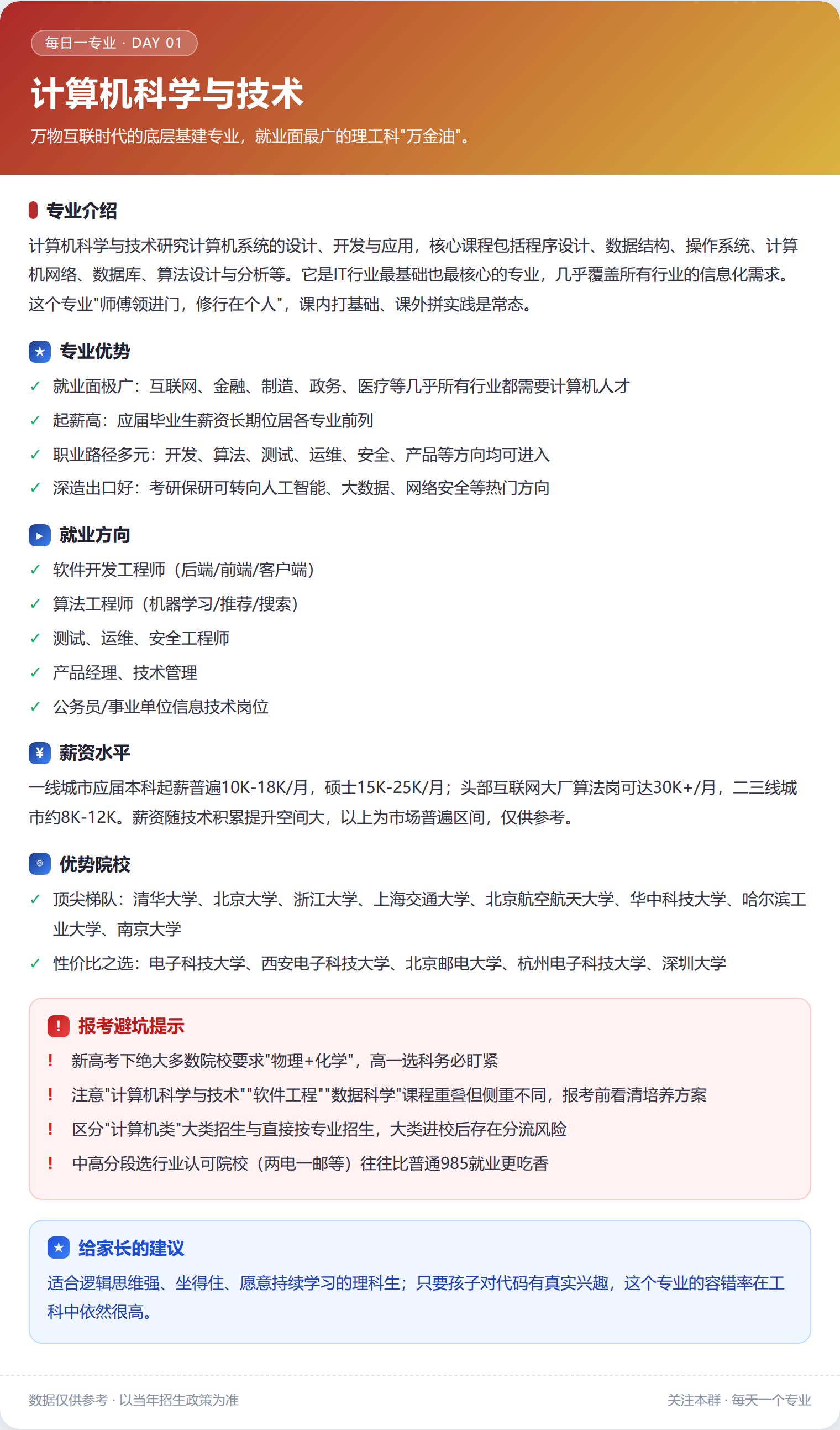 第01天 计算机科学与技术卡片